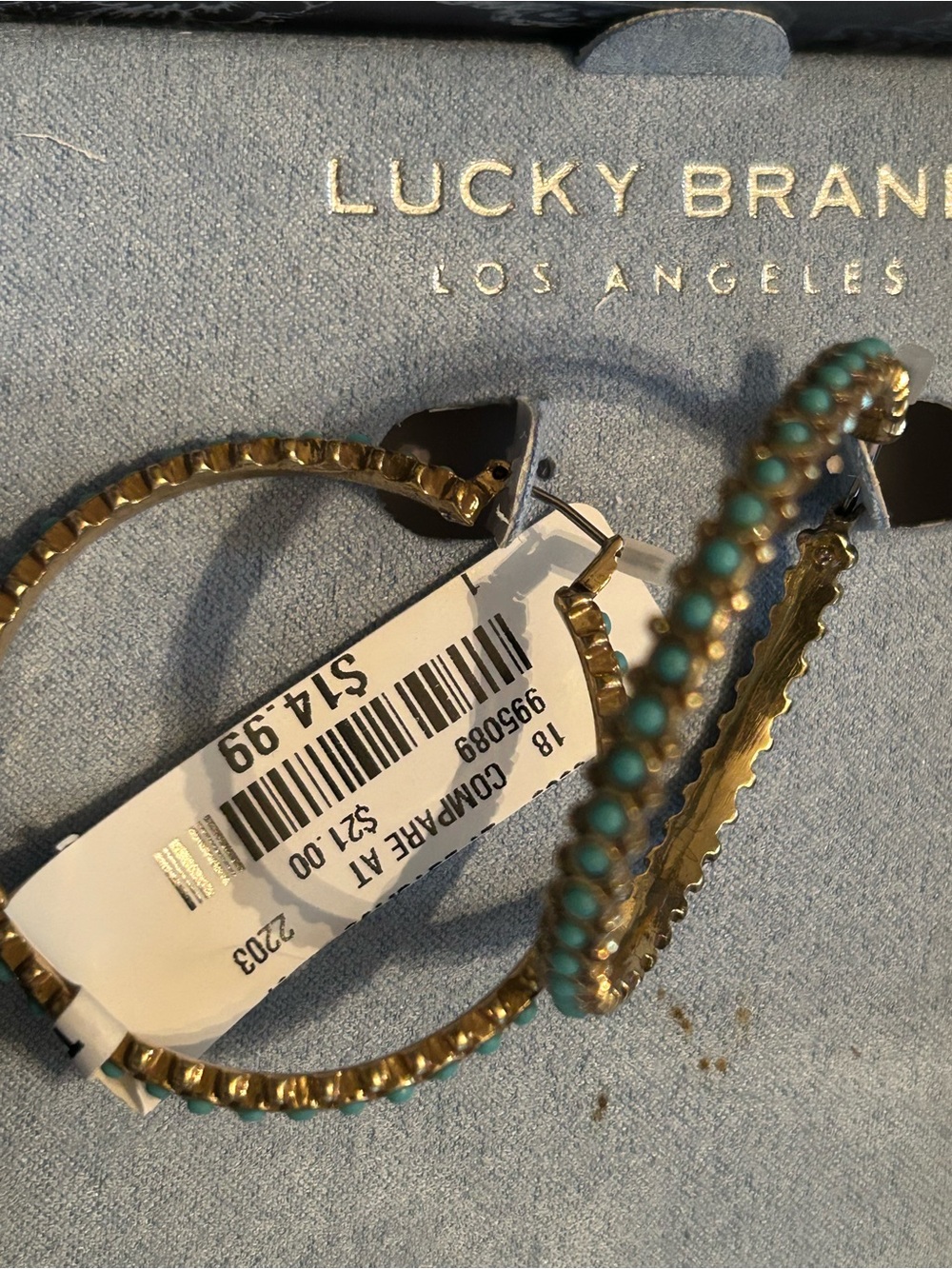 NWT Lucky Brand Earrings - Comes in a box - Picture 2 of 4